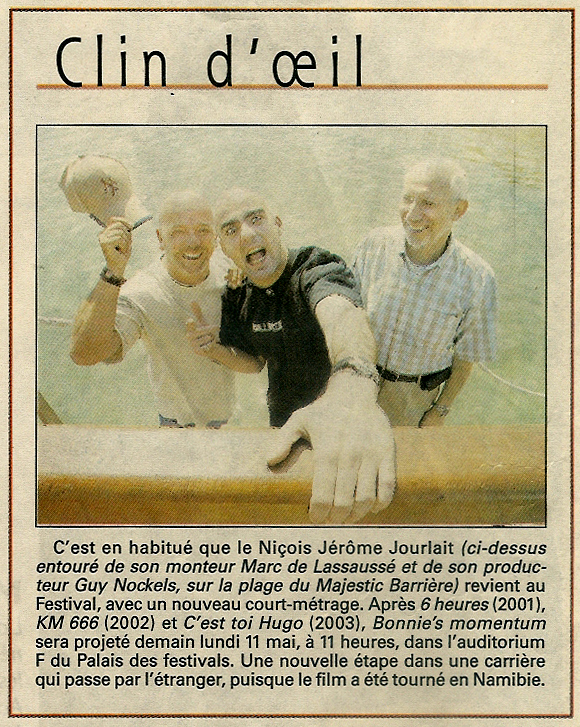 NICE MATIN Mai 2004